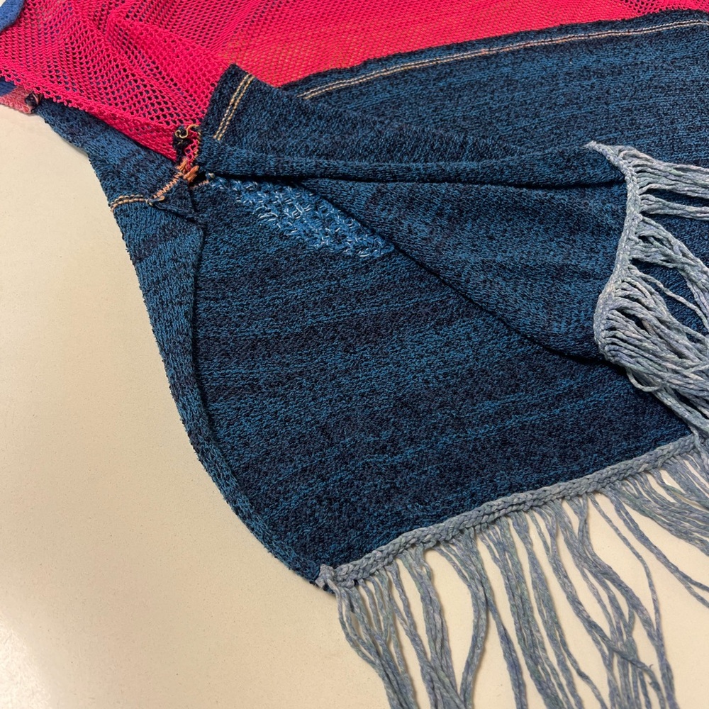 FREE PEOPLE Sunset Fringe Knit Festival Boho Coverup Top | XS/S | Retail $168 - Picture 7 of 8
